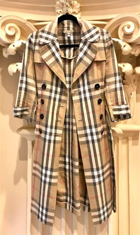 burberry coat pled|burberry signature plaid women's coat.